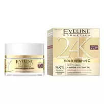 EVELINE 24K Gold&Vit C Krem 70+ dzień/noc 50ml