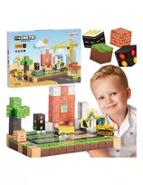 WOOPIE Magnetic Building Blocks Construction Site 115 pcs.