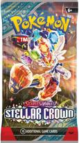 Kortelės Pokemon TCG: Scarlet & Violet - Stellar Crown Booster Pack, 1 vnt.