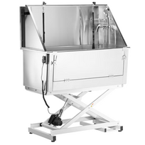 Blovi Stainless Steel Eletric Bath - plieninė vonia su elektriniu pakėlimu ir atidaromu priekiu