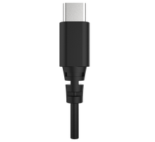 HL-50C Ausinės DELTACO, 40mm elementas, USB-C, garsumo reguliatorius, juodos / HL-50C / 1903683
