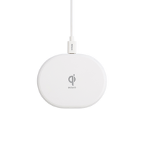 Bevielis kroviklis DELTACO, 10 W, USB-C, Qi, baltas QI-1039 / 1902335