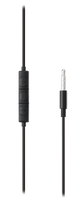 E130 pusiau į ausis įdedamos ausinės STREETZ , atsiliepimo mygtukas, 3,5 mm, mikrofonas, juodos / E130-BLK / 6612038
