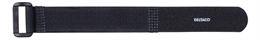 DELTACO Hook and loop fastener cable ties, 20x180mm, 10-pack, black CM10S