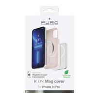 Dėklas PURO Icon Mag skirtas iPhone 14 Pro, rožinis / IPC14P61ICONMAGROSE