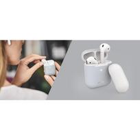 Silikoninis dėklas PURO ICON skirtas AirPods 1&2 / APCASE2WHI
