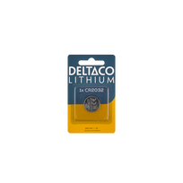 Baterija CR2032 DELTACO, ličio, 1 vnt. pakuotė / CR2032-1B / 1903316