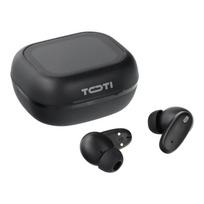 Toti ST25 TWS AI vertimo belaidės ausinės, Bluetooth 5.4, ANC, juodos