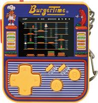 HyperMegaTech Super Micro BurgerTime retro konsolė-raktų pakabukas, 2" TFT, 3 Data East žaidimai
