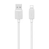USAMS US-SJ694 data transfer and charging cable | USB-A to Lightning | 12W | 2m | white
