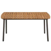 Sodo stalas，Lauko stalas, 150x90x72cm, akacijos med. mas. ir plienas CFE264039