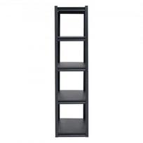 Sandėliavimo lentynų blokas, 45.7x101.6x182.8 cm, juoda, reguliuojamas metalinis