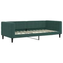 sofa，Poilsio sofa, tamsiai žalios spalvos, 90x200cm, aksomas CFE64892