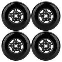 Riedučių ratai Rollerblade, 4gb., juodos spalvos