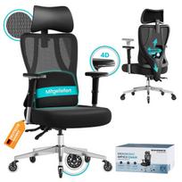 Biuro kėdė Tamsiai juoda Ergonomiška Reguliuojama Tinklelio
