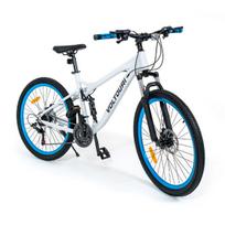 Dviguba amortizacija plieninis rėmas dviratis VOLTOURI juoda 26” 18” 21 pavarų