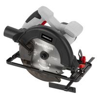 POWERPLUS POWC2031 diskinis pjūklas medinėms lentoms ir plokštėms tiesiai ir įstrižai pjauti 1200W Ø185mm 62mm 45°