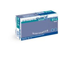 Vienkartinės latekso (lateksinės) pirštinės (be pudros), L dydis, Semperit Semperguard, 100 vnt.