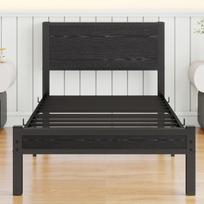 Lovos 90 x 200 cm, metalinis lovos rėmas, juodas
