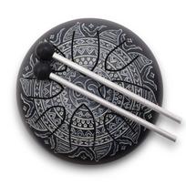Linksmi būgnai "Om mandala" su raižiniu 16 cm