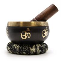 Dainuojančių dubenų rinkinys Yoga Om  9x5 cm