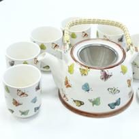 Arbatinuko ir šešių puodelių rinkinys dovanų dėžutėje Herbal, 850 ml