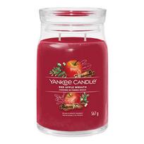 Yankee Candle Signature didelė kvapioji žvakė Red Apple Wreath 567g