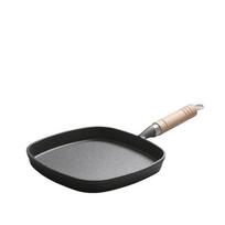 Ketaus grilio keptuvė su medine rankena,  Smooth Steak Pan