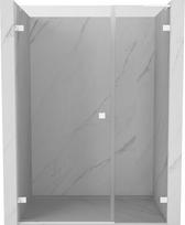Mexen Lunar-B L dušo durys atveriamos kairės 135 cm, skaidrios, baltos - 832SL-135-050-20-00-L