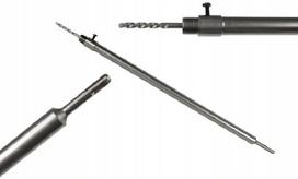 Sds Plus adapteris 600mm prailginimui su grąžtu