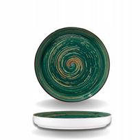 Žalias porcelianinis lėkštė Wilmax Colorboom, 28 cm