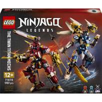 LEGO® NINJAGO® Du robotai-titanai veiksmo figūrėlės 71870
