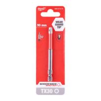 MILWAUKEE Shockwave varžtų antgaliai - Torx 30 90mm - 4932471575
