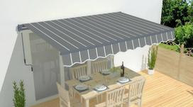 Terasos markizė Classic, 500x300 cm, Grey/White