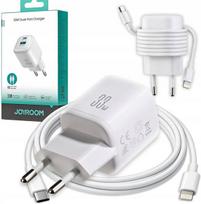 Joyroom Jr-tg7 33w tinklo įkroviklis Usb-a + Usb-c su 30w Usb-c kabeliu