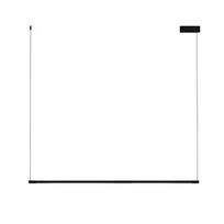 Juodas Led linijinis šviestuvas 120 cm virš stalo