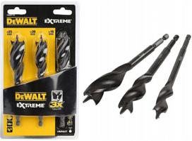 Dewalt medienos grąžtų rinkinys 152mm, 3 vnt.