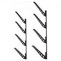 Banglentės sieninis laikiklis, 400x16x1160 mm, juodas, metalinis laikymo