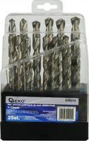 Geko Hss metalo grąžtų rinkinys 25 vnt. 1-13 mm