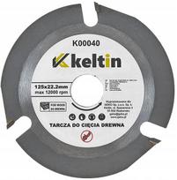 Keltin medienos pjovimo diskas 125x22,23 mm 3t Mn65