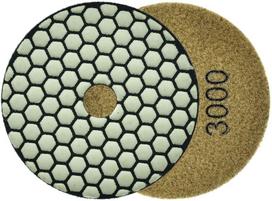 Deimantinis poliravimo diskas 100mm Grit 3000 sausam darbui