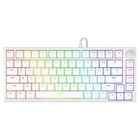 Savio Astral White Jade magnetinė klaviatūra, Us, Usb, balta