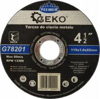 Geko 115x1mm Inox pjovimo diskas metalui G78201
