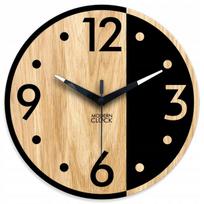 Modernclock Arnold medinis sieninis laikrodis, 33.5 cm, tylus mechanizmas