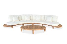 Medinių lauko baldų komplektas Lumia Caffe-Acacia Wood