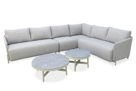 Lauko baldų komplektas Aura Caffe Corner, Grey