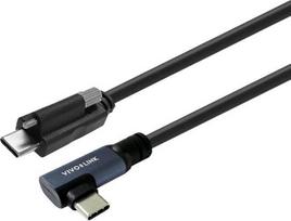 Vivolink USB-C to USB-C Cable Angled for Professional use (PROUSBCMMS8A)
