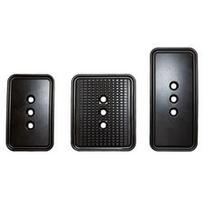 Asetek SimSports Forte Pedal Face Plates, Pedaloberfläche, für Forte-Pedalset, Aluminium - 3er-Set