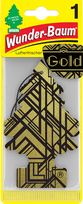 Automobilių oro gaiviklis WUNDER-BAUM, Gold, pakabinamas