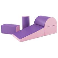 Vaikų laipiojimo ir ropimo rinkinys violetinis 5 vnt.